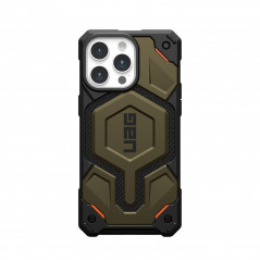 Kryt Urban Armor Gear Monarch Pro na Apple iPhone 15 Pro Max MagSAFE  Kevlar element green