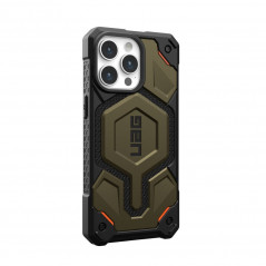 Kryt Urban Armor Gear Monarch Pro na Apple iPhone 15 Pro Max MagSAFE  Kevlar element green