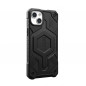 Kryt Urban Armor Gear Monarch Pro na Apple iPhone 15 Plus MagSAFE  Kevlarově černý