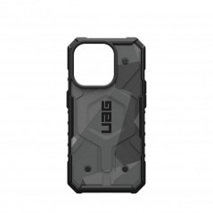Kryt Urban Armor Gear Pathfinder na Apple iPhone 15 Pro Prémiové pouzdro  MagSAFE  Geometrická kamufláž