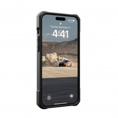 Kryt Urban Armor Gear Monarch na Apple iPhone 15 Plus Prémiové pouzdro  MagSAFE  Kevlarově černý