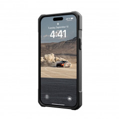 Kryt Urban Armor Gear Monarch na Apple iPhone 15 Plus Prémiové pouzdro  MagSAFE  Kevlarově černý