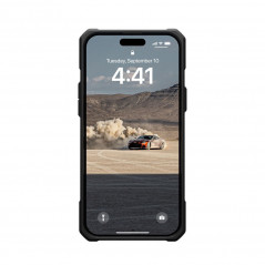 Kryt Urban Armor Gear Monarch na Apple iPhone 15 Plus Prémiové pouzdro  MagSAFE  Kevlarově černý