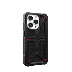 Kryt Urban Armor Gear Monarch na Apple iPhone 15 Pro Prémiové pouzdro  MagSAFE  Kevlarově černý