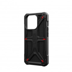 Kryt Urban Armor Gear Monarch na Apple iPhone 15 Pro Prémiové pouzdro  MagSAFE  Kevlarově černý