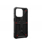 Kryt Urban Armor Gear Monarch na Apple iPhone 15 Pro Prémiové pouzdro  MagSAFE  Kevlarově černý