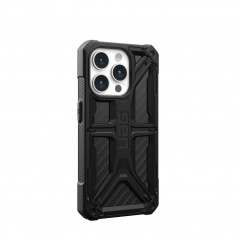 Kryt Urban Armor Gear Monarch na Apple iPhone 15 Pro Prémiové pouzdro  MagSAFE  Uhlíkové vlákno