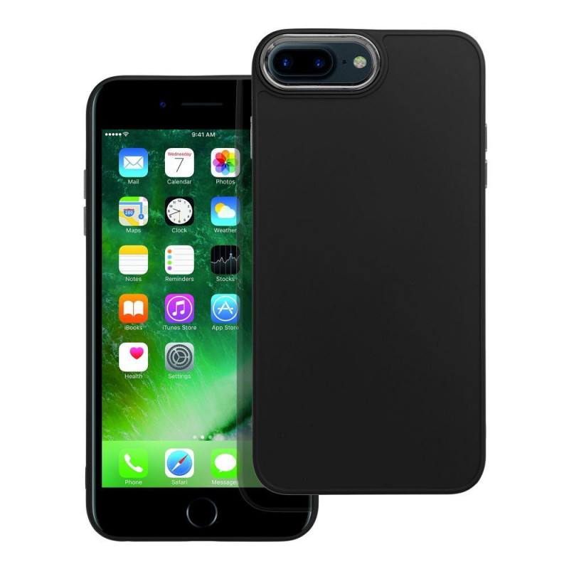 Kryt FRAME na Apple iPhone 8 Plus Elegantní  Černý