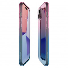 Kryt Spigen Liquid Crystal na Apple iPhone 15 Křišťálově čistý  Do růžova