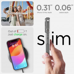 Kryt Spigen Liquid Crystal na Apple iPhone 15 Plus Křišťálově čistý  Průhledný