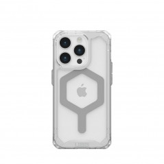 Kryt Urban Armor Gear Plyo na Apple iPhone 15 Pro Prémiové pouzdro  MagSAFE  Ledová stříbrná