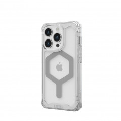 Kryt Urban Armor Gear Plyo na Apple iPhone 15 Pro Prémiové pouzdro  MagSAFE  Ledová stříbrná