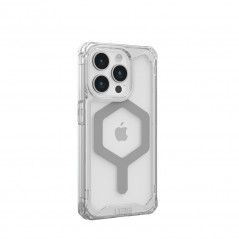Kryt Urban Armor Gear Plyo na Apple iPhone 15 Pro Prémiové pouzdro  MagSAFE  Ledová stříbrná