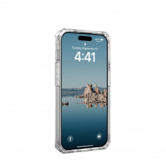 Kryt Urban Armor Gear Plyo na Apple iPhone 15 Pro Prémiové pouzdro  MagSAFE  Ledová stříbrná