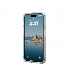 Kryt Urban Armor Gear Plyo na Apple iPhone 15 Pro Prémiové pouzdro  MagSAFE  Ledová stříbrná