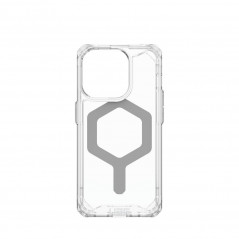 Kryt Urban Armor Gear Plyo na Apple iPhone 15 Pro Prémiové pouzdro  MagSAFE  Ledová stříbrná