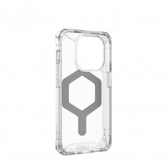 Kryt Urban Armor Gear Plyo na Apple iPhone 15 Pro Prémiové pouzdro  MagSAFE  Ledová stříbrná