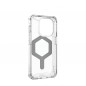 Kryt Urban Armor Gear Plyo na Apple iPhone 15 Pro Prémiové pouzdro  MagSAFE  Ledová stříbrná