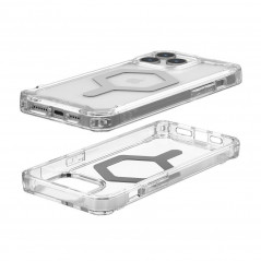 Kryt Urban Armor Gear Plyo na Apple iPhone 15 Pro Max Prémiové pouzdro  MagSAFE  Ledová stříbrná