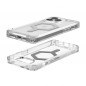 Kryt Urban Armor Gear Plyo na Apple iPhone 15 Pro Max Prémiové pouzdro  MagSAFE  Ledová stříbrná