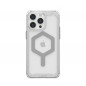 Kryt Urban Armor Gear Plyo na Apple iPhone 15 Pro Max Prémiové pouzdro  MagSAFE  Ledová stříbrná