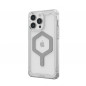 Kryt Urban Armor Gear Plyo na Apple iPhone 15 Pro Max Prémiové pouzdro  MagSAFE  Ledová stříbrná