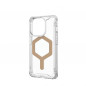 Kryt Urban Armor Gear Plyo na Apple iPhone 15 Pro Prémiové pouzdro  MagSAFE  Ledová zlatá