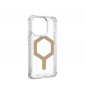 Kryt Urban Armor Gear Plyo na Apple iPhone 15 Pro Prémiové pouzdro  MagSAFE  Ledová zlatá