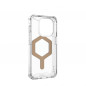 Kryt Urban Armor Gear Plyo na Apple iPhone 15 Pro Prémiové pouzdro  MagSAFE  Ledová zlatá
