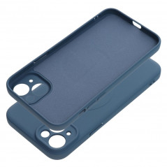 Kryt Silicone Mag Cover na Apple iPhone 15 Plus MagSAFE  Modrý