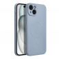 Kryt Silicone Mag Cover na Apple iPhone 15 Plus MagSAFE  Světle modrý