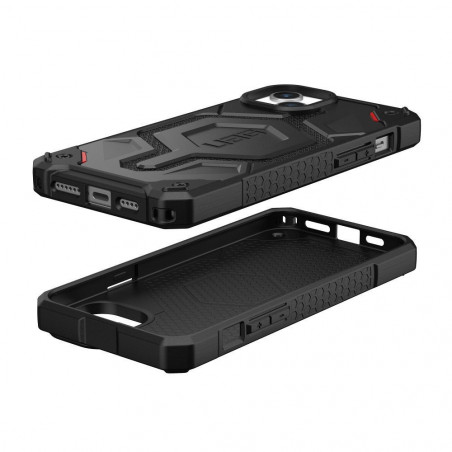 Kryt Urban Armor Gear Monarch Pro na Apple iPhone 15 Plus MagSAFE  Kevlarově černý