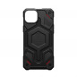 Kryt Urban Armor Gear Monarch Pro na Apple iPhone 15 Plus MagSAFE  Kevlarově černý