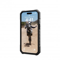 Kryt Urban Armor Gear Pathfinder na Apple iPhone 15 Prémiové pouzdro  MagSAFE  Ledová
