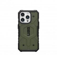 Kryt Urban Armor Gear Pathfinder na Apple iPhone 15 Pro Prémiové pouzdro  MagSAFE  Olivový