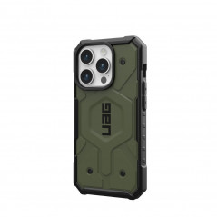 Kryt Urban Armor Gear Pathfinder na Apple iPhone 15 Pro Prémiové pouzdro  MagSAFE  Olivový