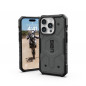 Kryt Urban Armor Gear Pathfinder na Apple iPhone 15 Pro Prémiové pouzdro  MagSAFE  Stříbrný