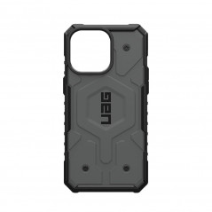 Kryt Urban Armor Gear Pathfinder na Apple iPhone 15 Pro Max Prémiové pouzdro  MagSAFE  Stříbrný