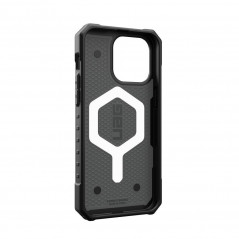 Kryt Urban Armor Gear Pathfinder na Apple iPhone 15 Pro Max Prémiové pouzdro  MagSAFE  Stříbrný