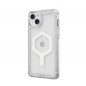 Kryt Urban Armor Gear Plyo na Apple iPhone 15 Plus Prémiové pouzdro  MagSAFE  Ledová bílá