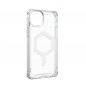 Kryt Urban Armor Gear Plyo na Apple iPhone 15 Plus Prémiové pouzdro  MagSAFE  Ledová bílá