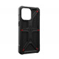 Kryt Urban Armor Gear Monarch na Apple iPhone 15 Pro Max Prémiové pouzdro  MagSAFE  Kevlarově černý