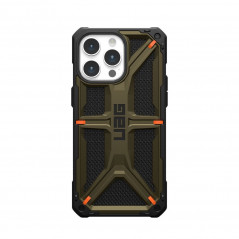 Kryt Urban Armor Gear Monarch na Apple iPhone 15 Pro Max Prémiové pouzdro  MagSAFE  Zelený