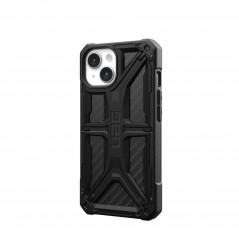Kryt Urban Armor Gear Monarch na Apple iPhone 15 Prémiové pouzdro  MagSAFE  Uhlíkové vlákno
