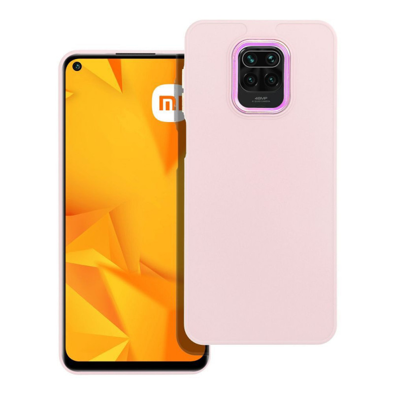 Kryt FRAME na XIAOMI Redmi Note 9 Pro Elegantní  Pudrově růžový