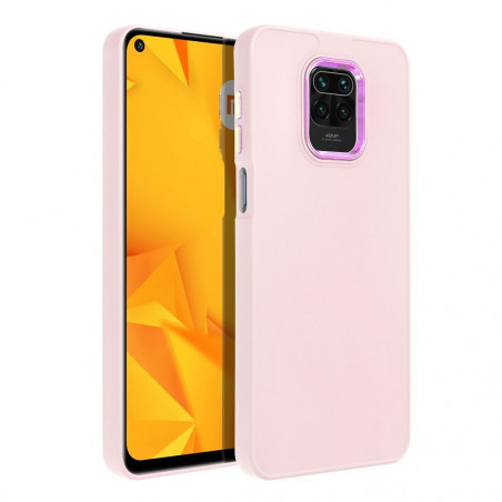 Kryt FRAME na XIAOMI Redmi Note 9 Pro Elegantní  Pudrově růžový