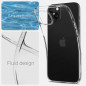 Kryt Spigen Liquid Crystal na Apple iPhone 15 Křišťálově čistý  Průhledný