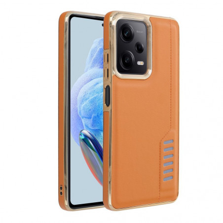 Kryt MILANO na XIAOMI Redmi Note 12 Pro 5G Hnědý