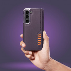 Kryt MILANO na Samsung Galaxy S24 ULTRA Tmavě fialový (purple)
