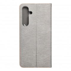 Peněženkové pouzdro LUNA Book Gold na Samsung Galaxy S24 PLUS Elegantní  Stříbrný